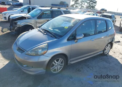 2007 Honda Fit Sport from USA, damaged, VIN JHMGD38687S065110